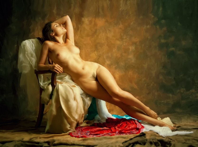 Художник Laszlo Gulyas Венгрия nude