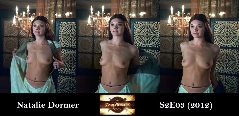 Голая Натали Дормер в сериале Тюдоры