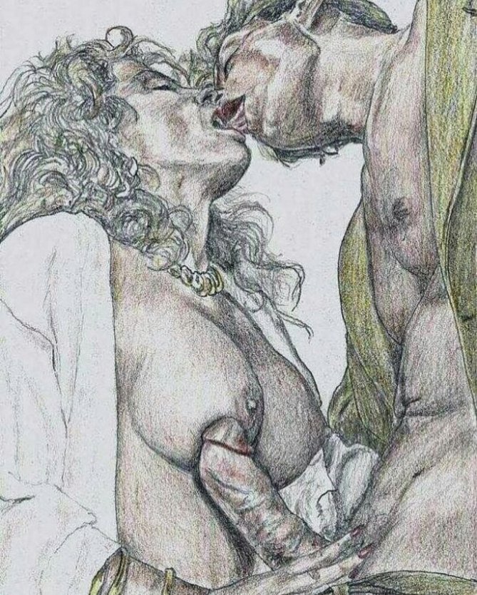 Рисунки карандашом порнография