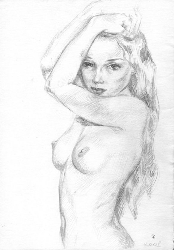 Рисунки карандашом голые