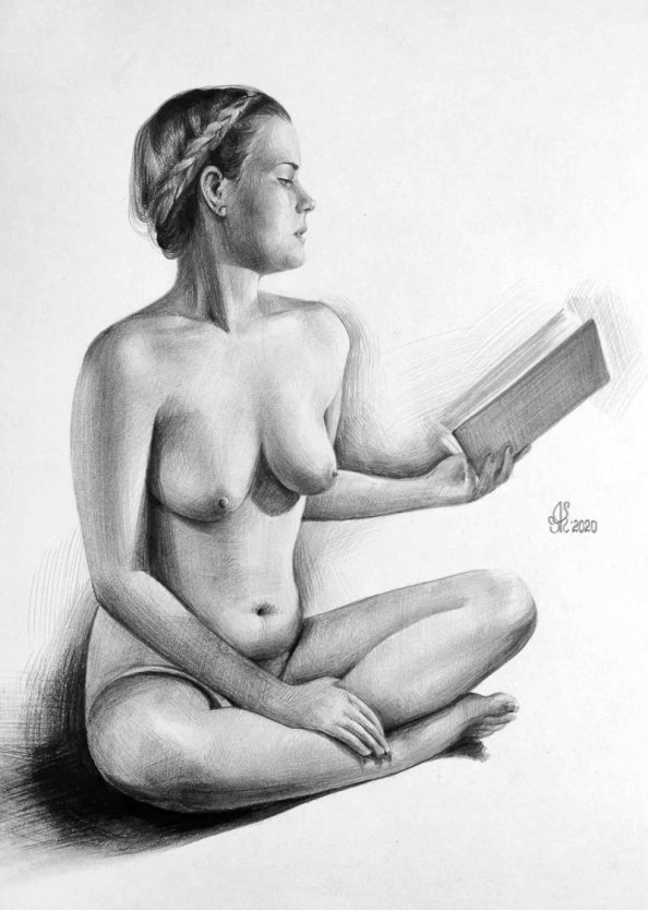 Художник nude Олег Калитеня