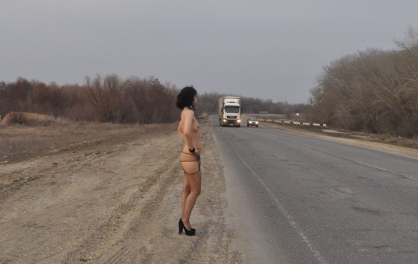 Русские шалавы на трассе