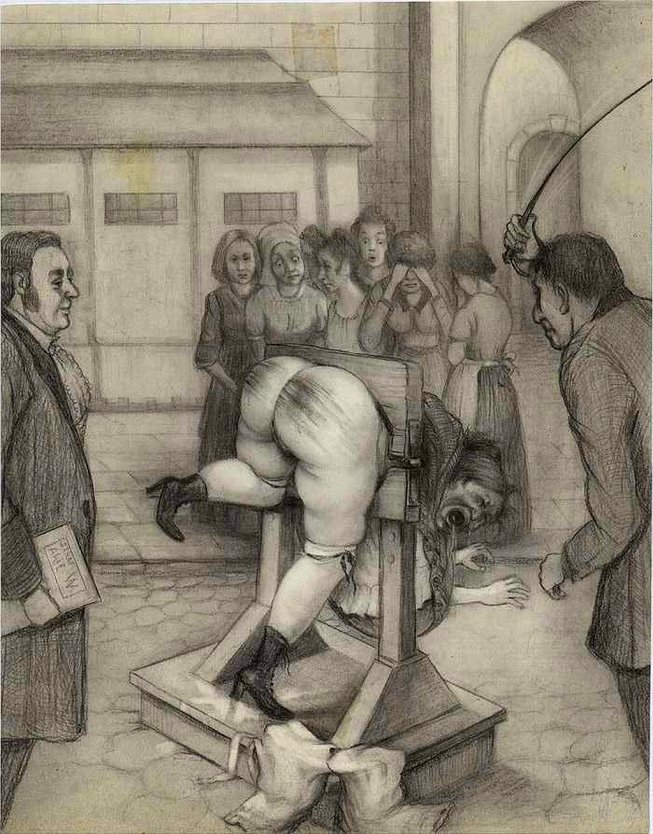Наказание голых женщин