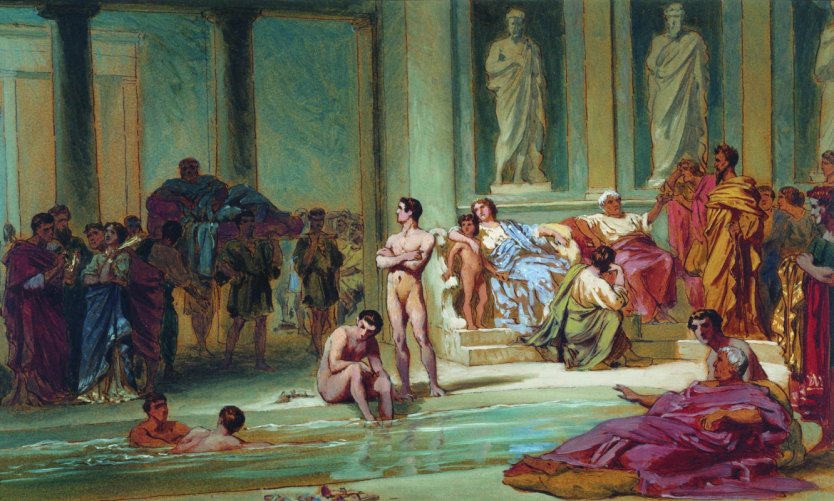 Фёдор Андреевич Бронников the Roman Baths