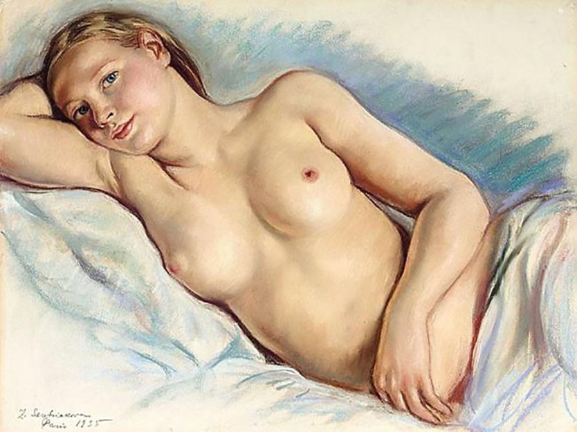 Зинаида Серебрякова обнаженка